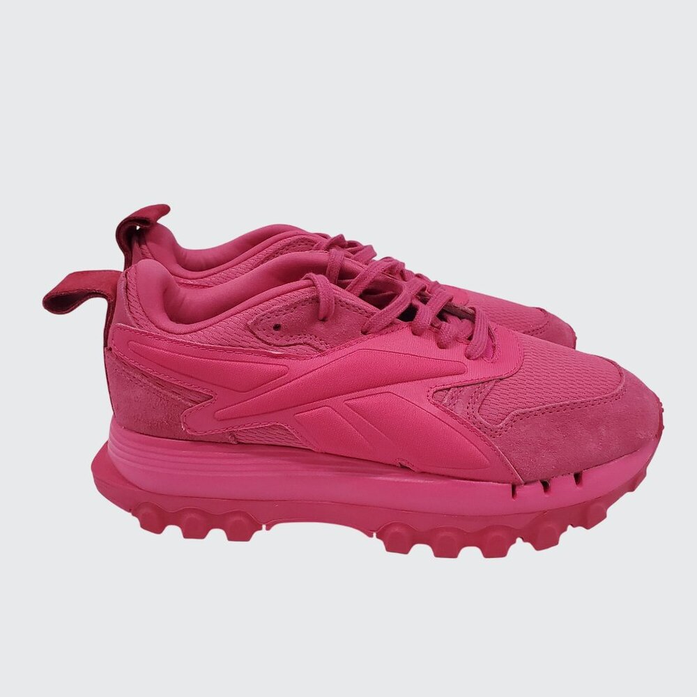 Big Girls Cardi B Classic Leather V2 Casual Sneakers Women's Size 7 - Picture 3 of 10